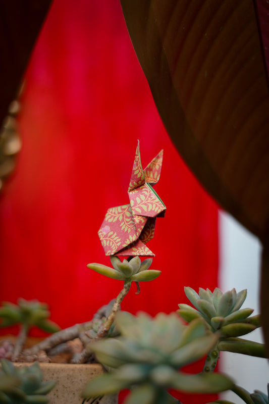 Bunny Bliss - Origami Wall Art
