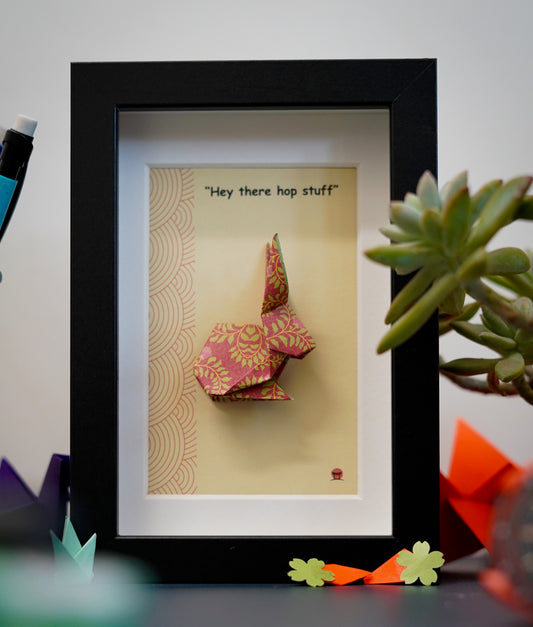 Bunny Bliss - Origami Wall Art