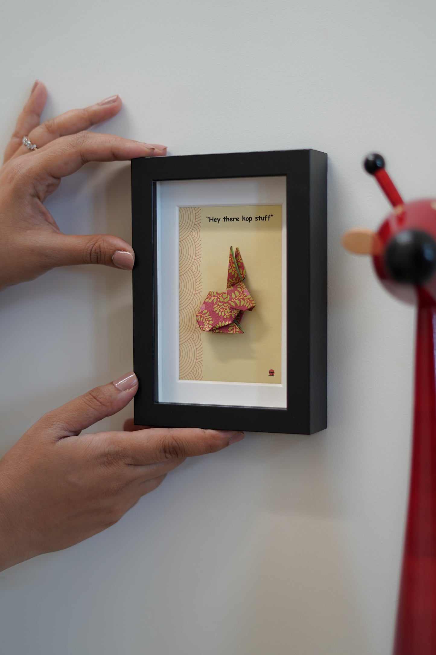 Bunny Bliss - Origami Wall Art