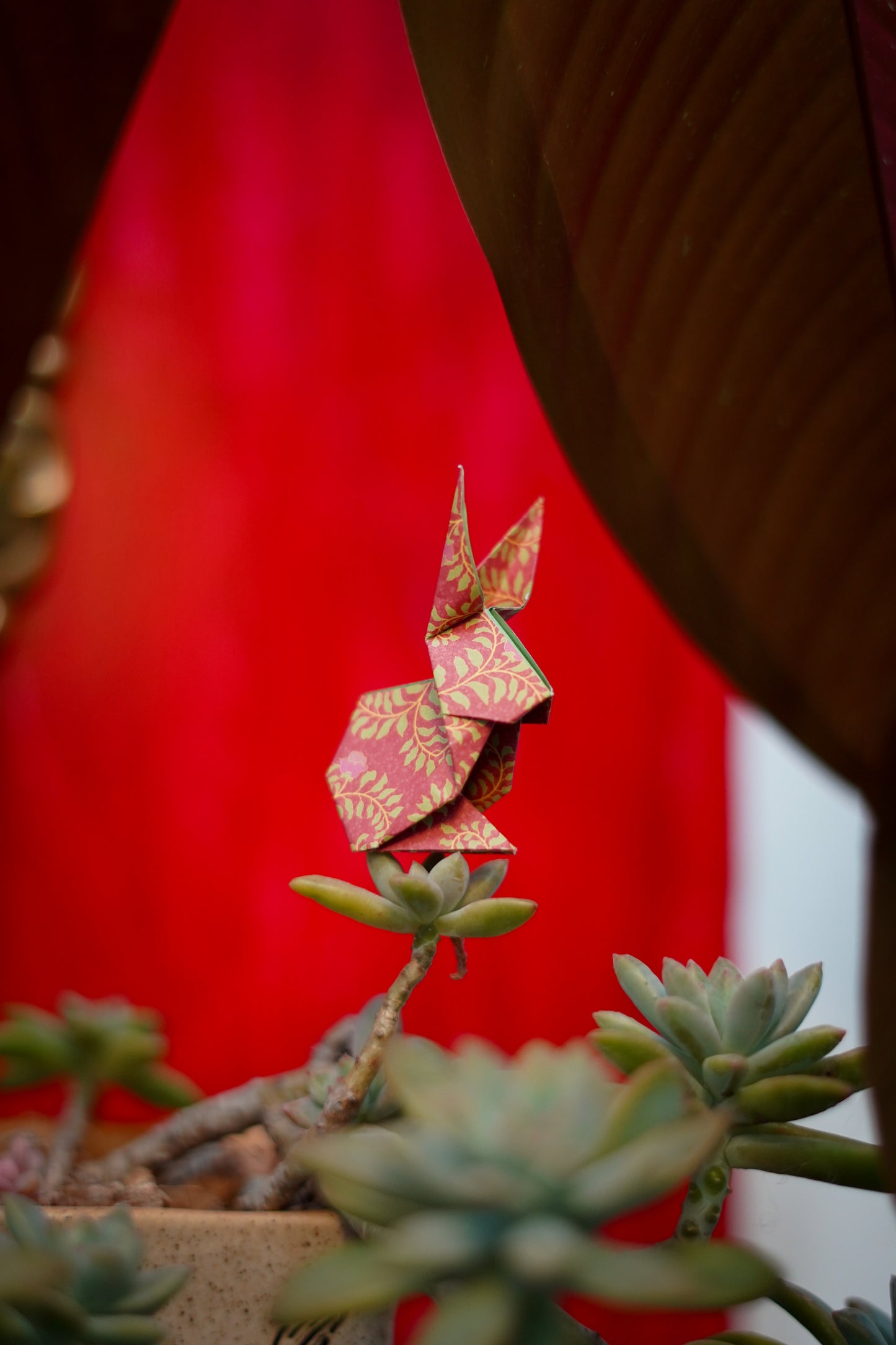 Bunny Bliss - Origami Wall Art