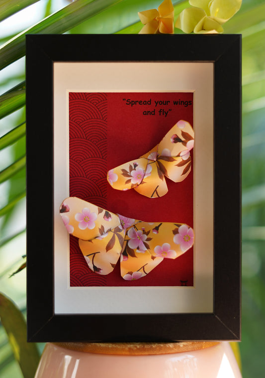 Flight of Joy - Butterfly Origami Art