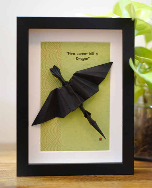 The Dragon Within  - Origami Wall Art
