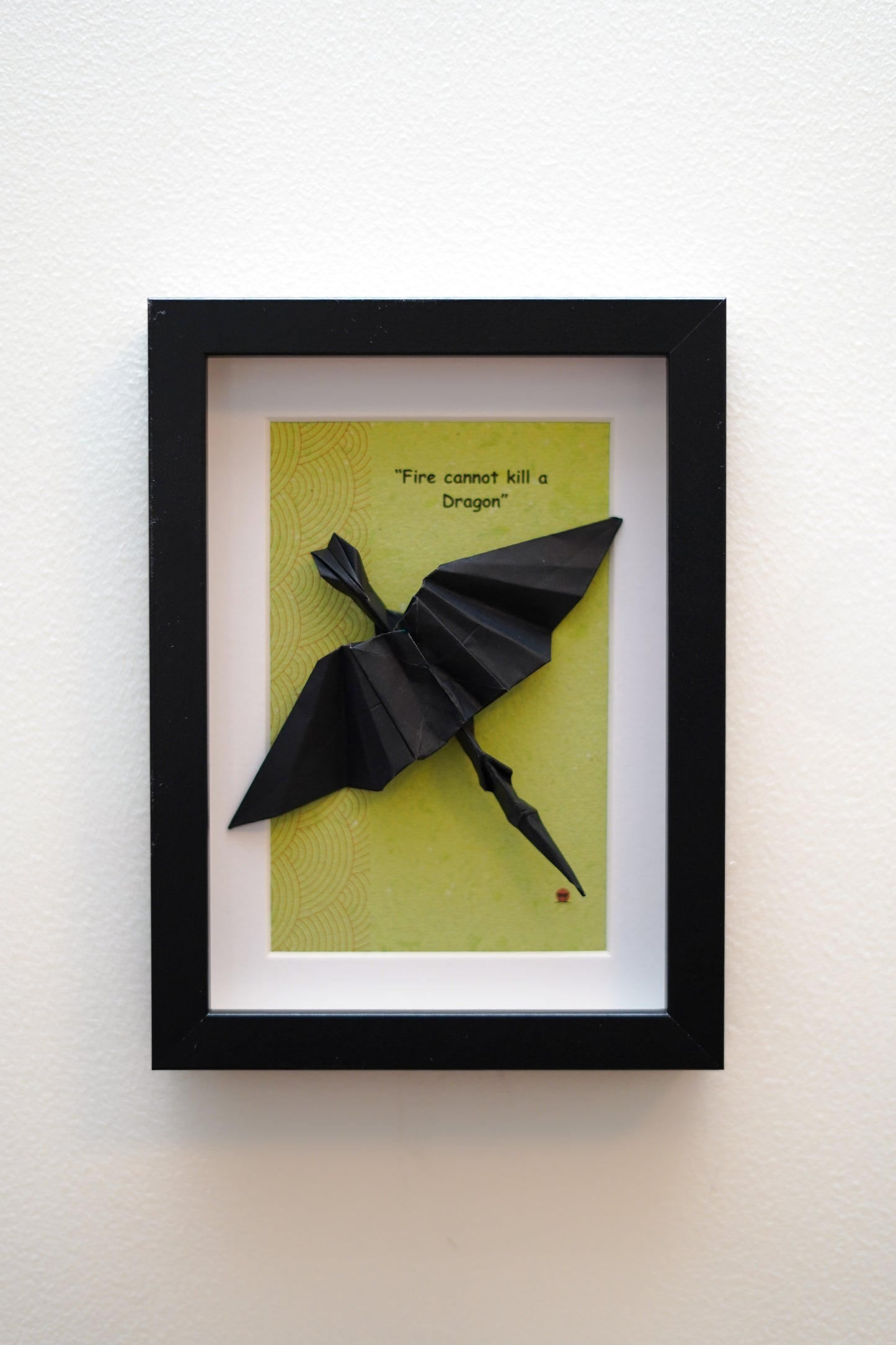 The Dragon Within  - Origami Wall Art