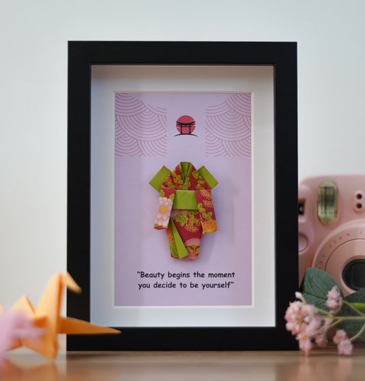 Kimono Bloom - Origami Wall Art
