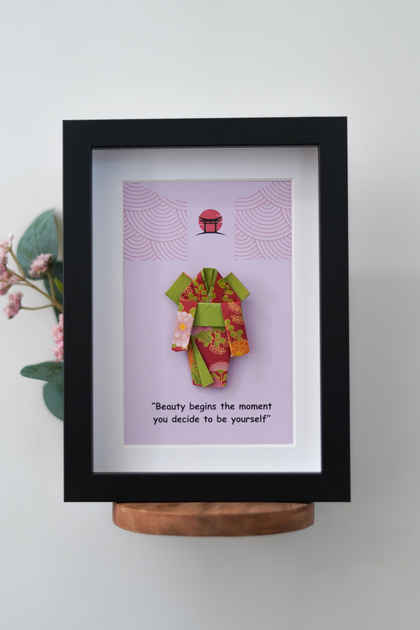 Kimono Bloom - Origami Wall Art