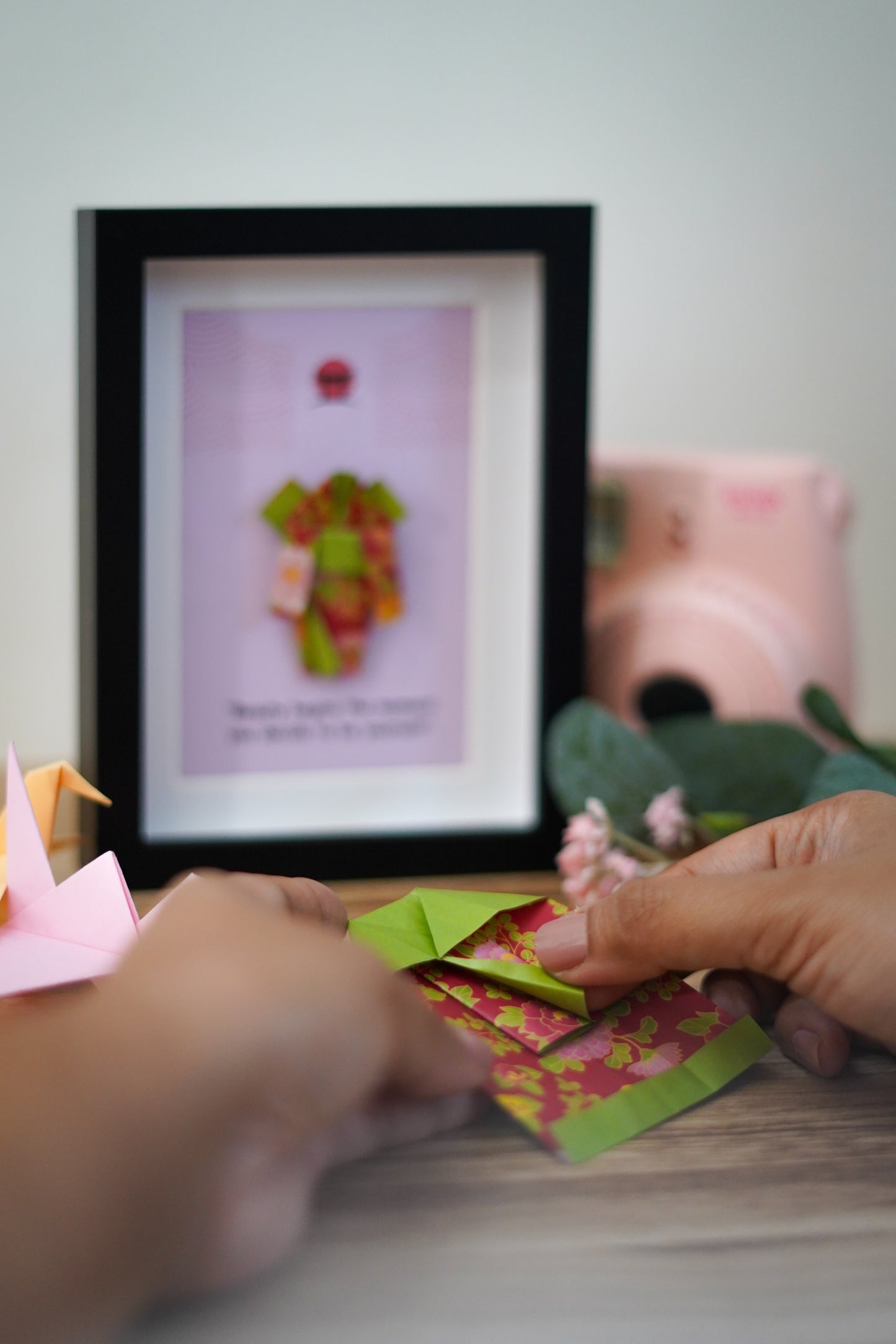 Kimono Bloom - Origami Wall Art