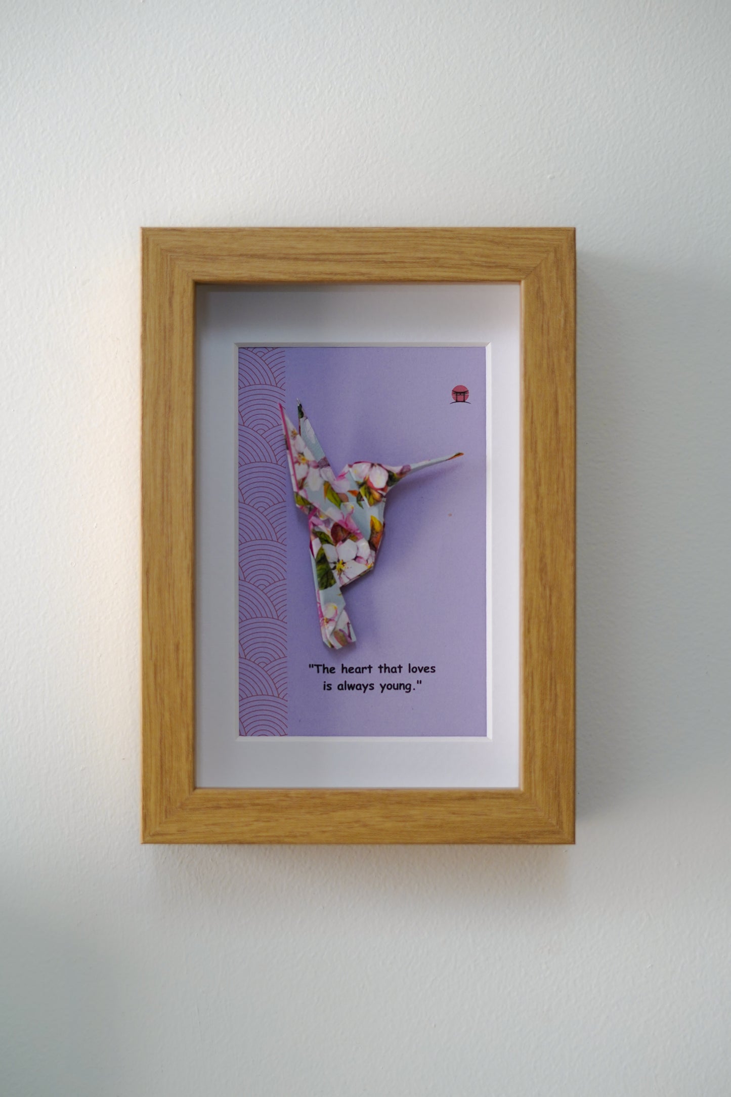 Wings of Love - Hummingbird Origami Wall Art