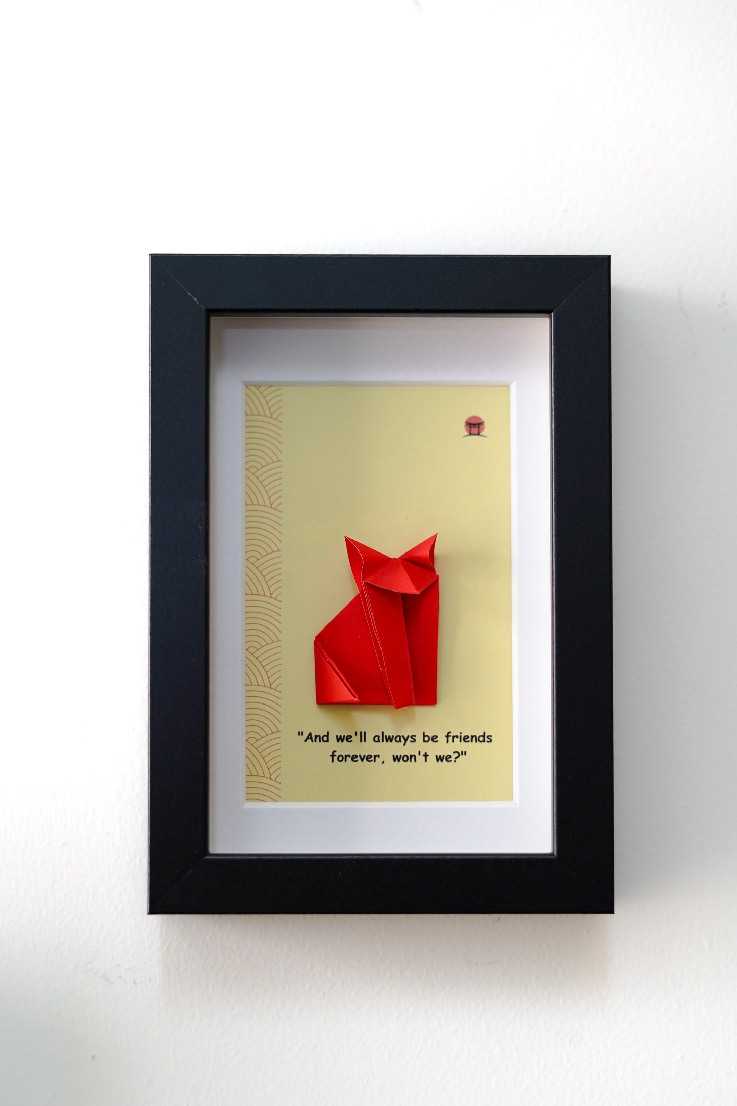 You've got a friend! - Origami Wall Art
