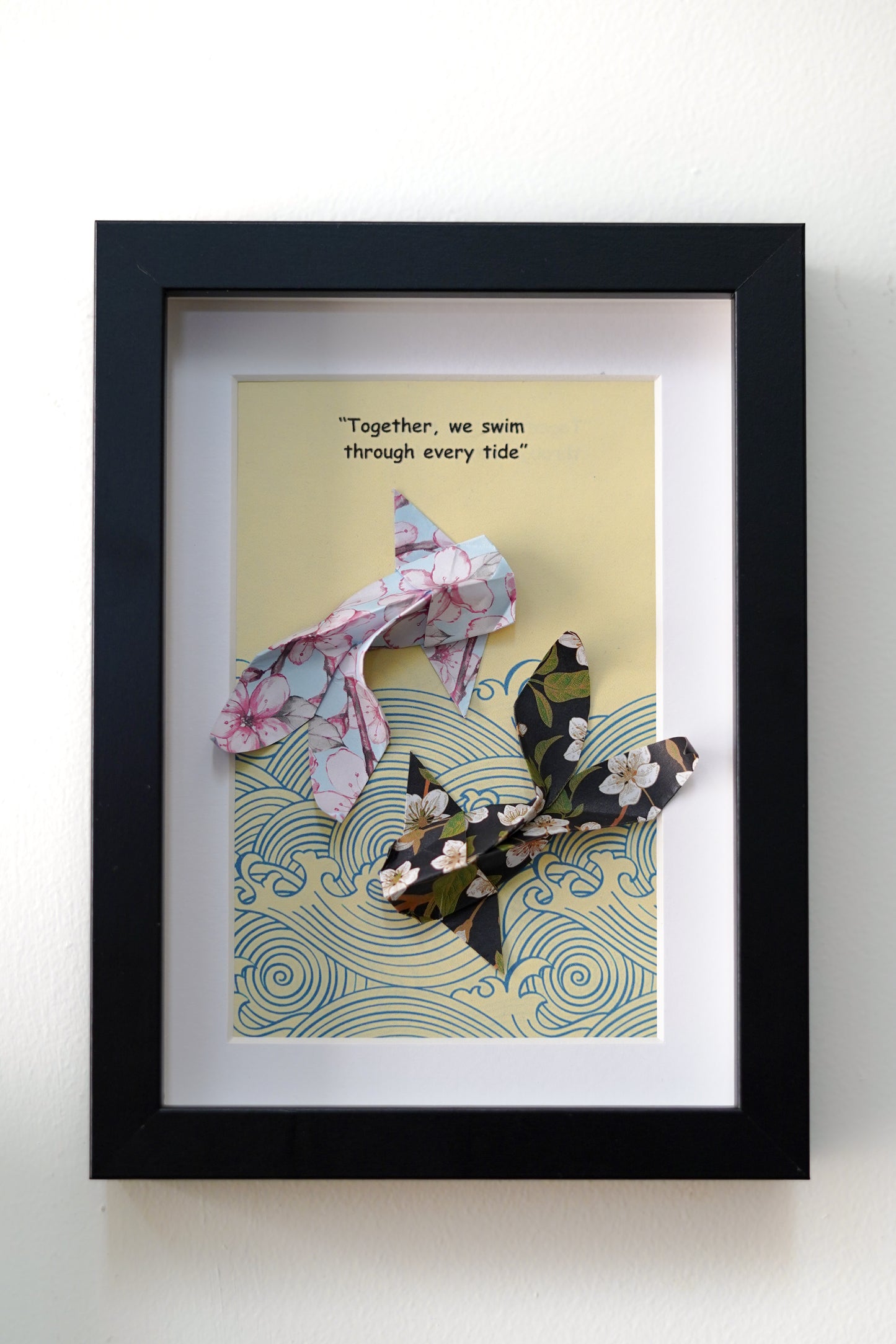Twin Koi - Origami Wall Art