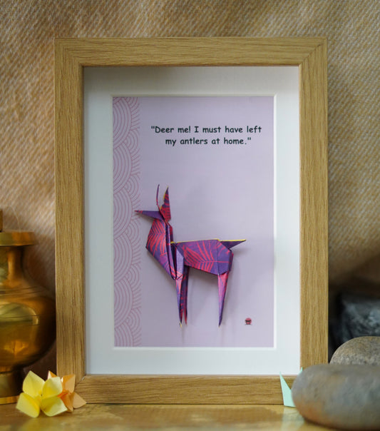 Oh Deer ! - Origami Wall Art