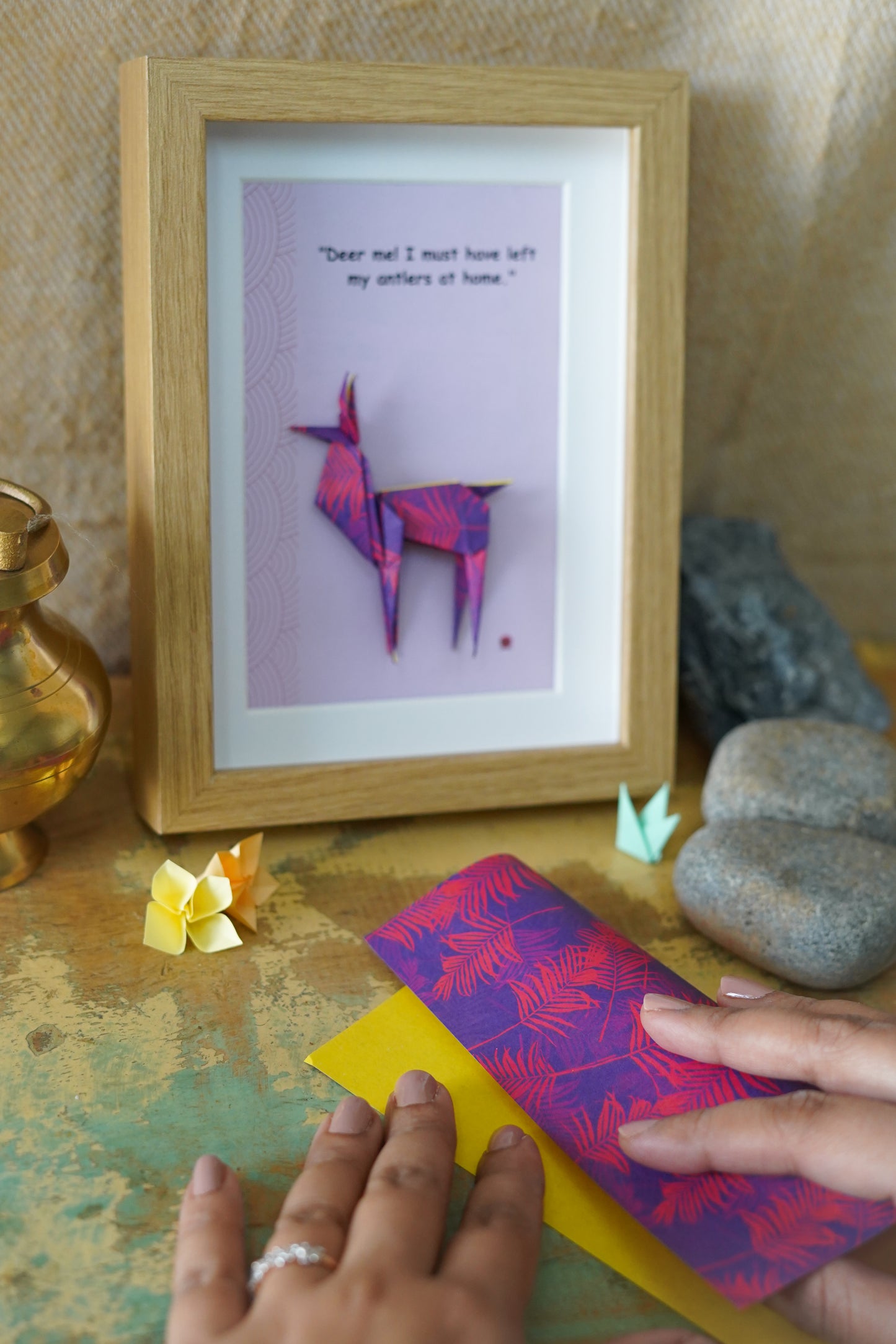 Oh Deer ! - Origami Wall Art
