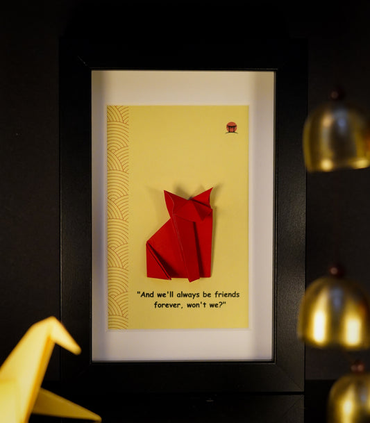 You've got a friend! - Origami Wall Art